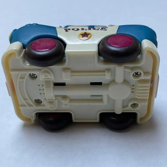 B You Police Car Pull Back Squad School Law Kids Toy Mini Car Working Condition - Picture 5 of 7